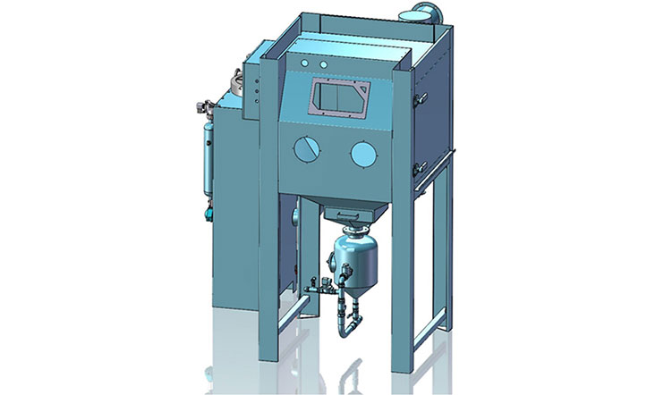 Manual strong pressure sandblasting machine PT-MP1212A